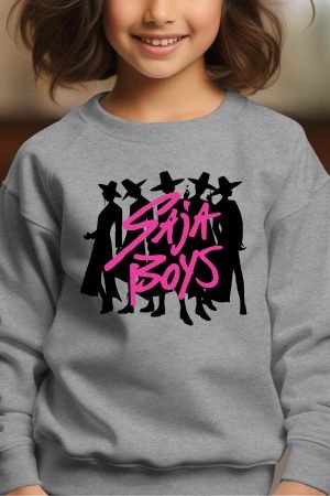 Ombre Saja – Sweat Col Rond Fille – Gris