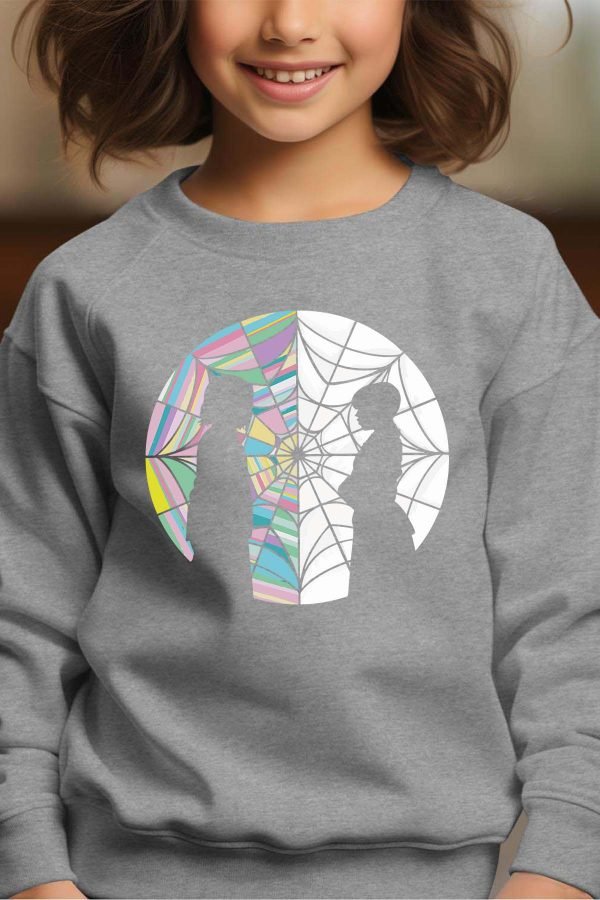 Sweat Col Rond Fille en Gros | Ombre cathé