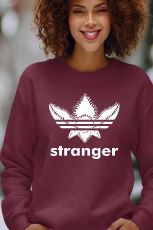 Original AdiStranger – Sweat Col Rond Femme – Bordeaux