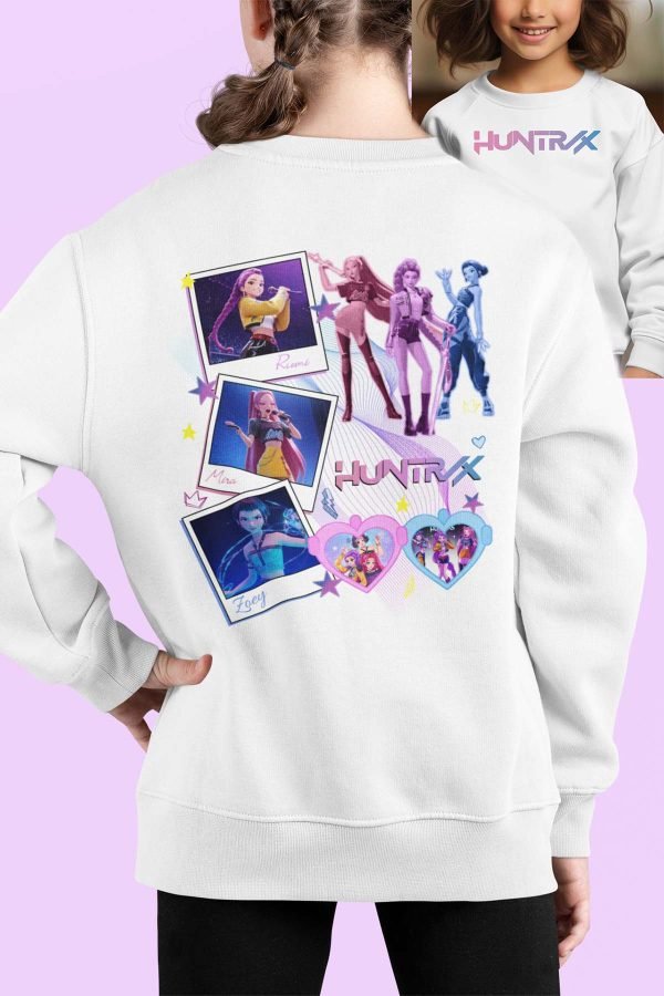 Sweat Col Rond Fille en Gros | Polaroid Huntrix