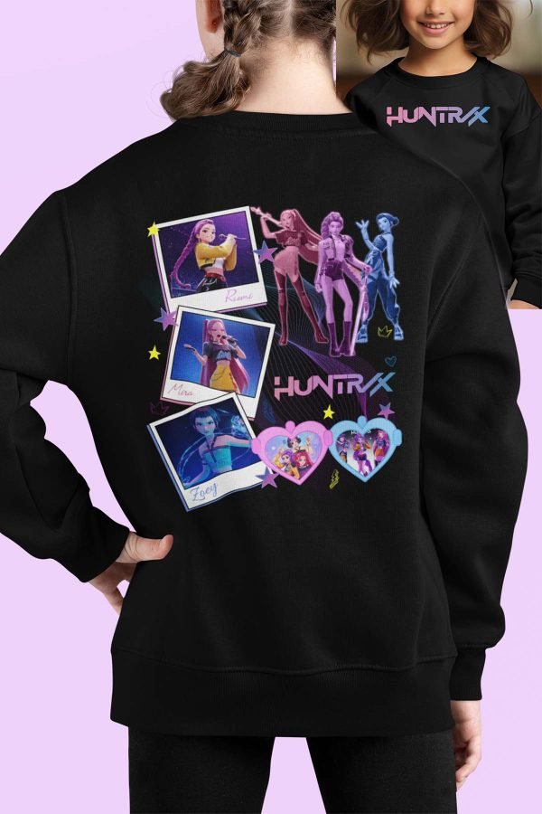 Sweat Col Rond Fille en Gros | Polaroid Huntrix