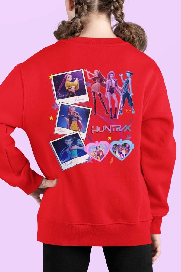 Sweat Col Rond Fille en Gros | Polaroid Huntrix