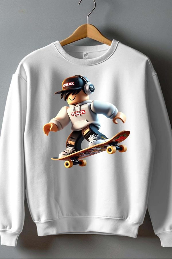 Sweat Col Rond Garçon en Gros | Rob Casquette