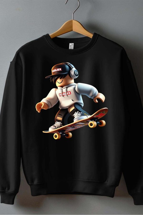 Sweat Col Rond Garçon en Gros | Rob Casquette