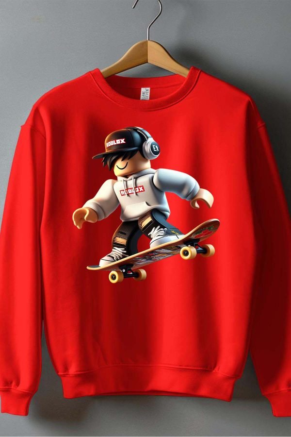 Sweat Col Rond Garçon en Gros | Rob Casquette