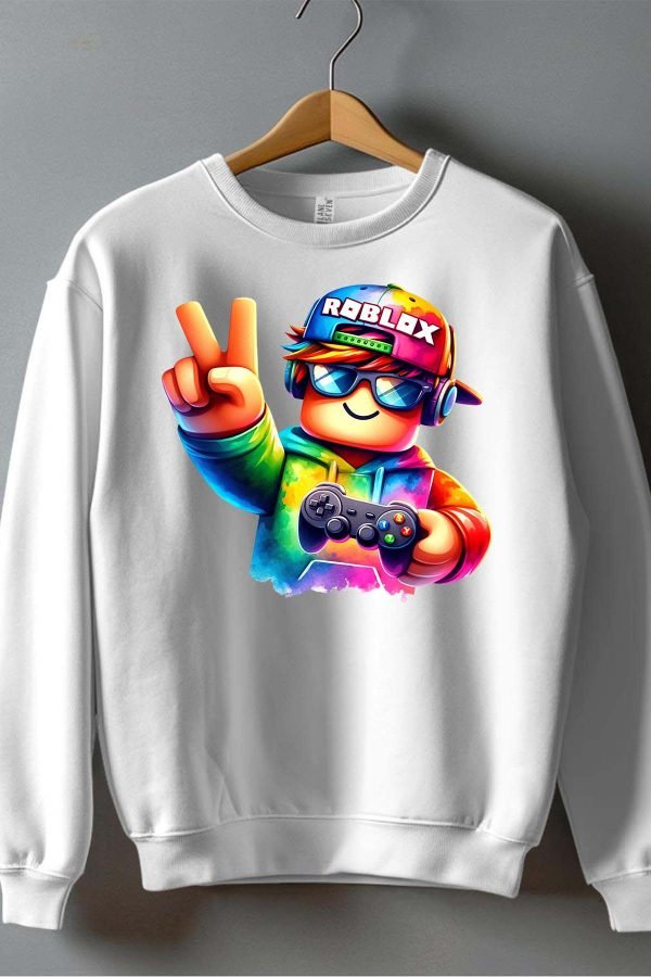 Sweat Col Rond Garçon en Gros | Rob Fun