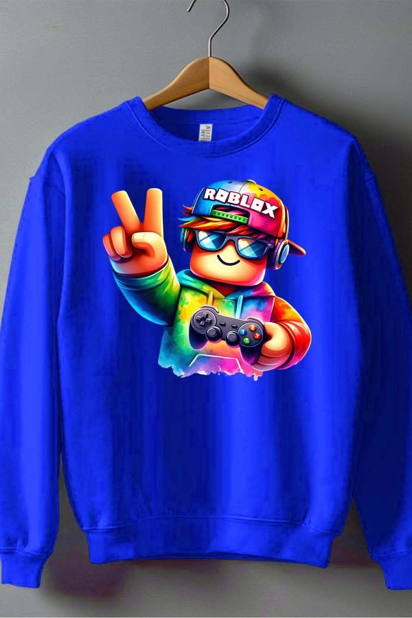 Sweat Col Rond Garçon en Gros | Rob Fun