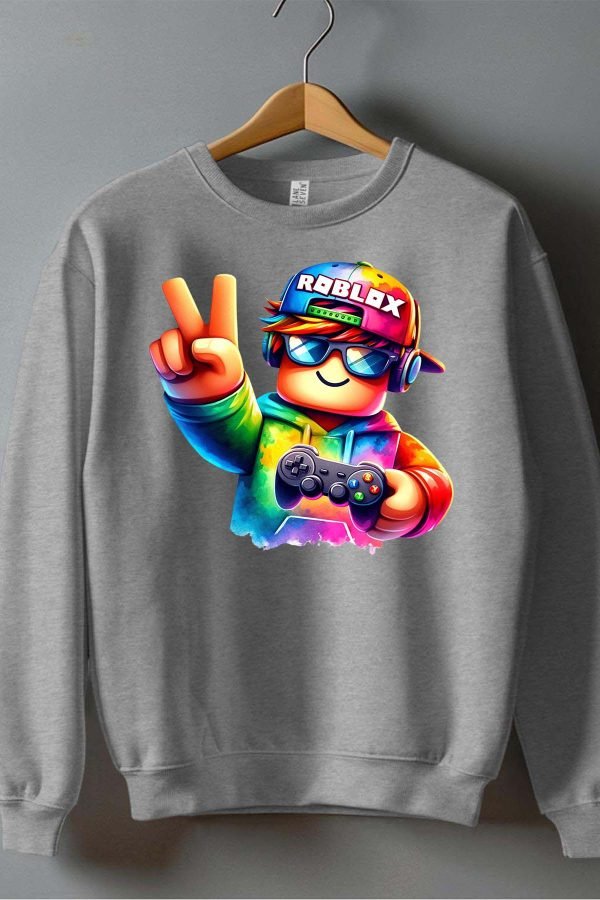 Sweat Col Rond Garçon en Gros | Rob Fun