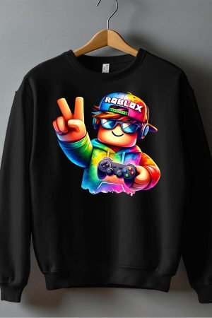 Sweat Col Rond Garçon en Gros | Rob Fun