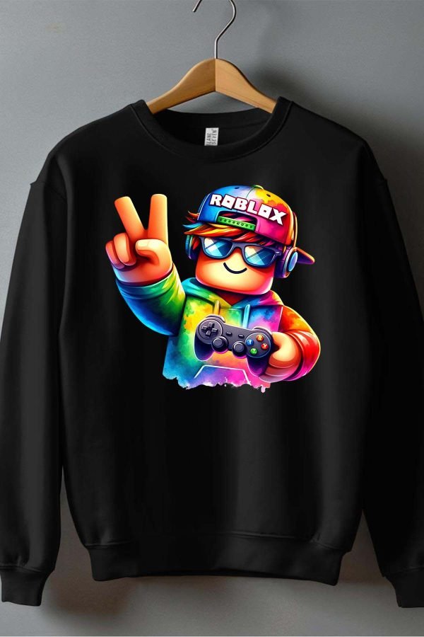 Sweat Col Rond Garçon en Gros | Rob Fun