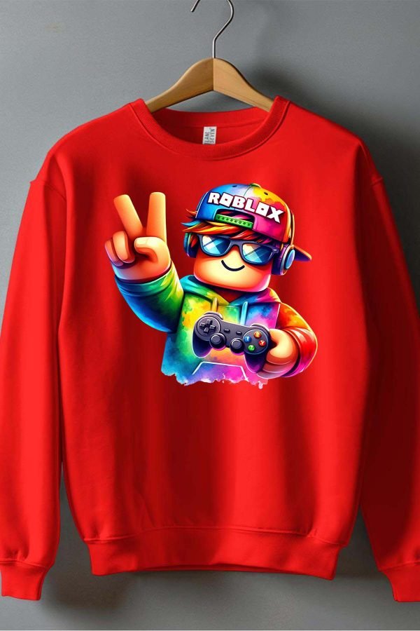 Sweat Col Rond Garçon en Gros | Rob Fun