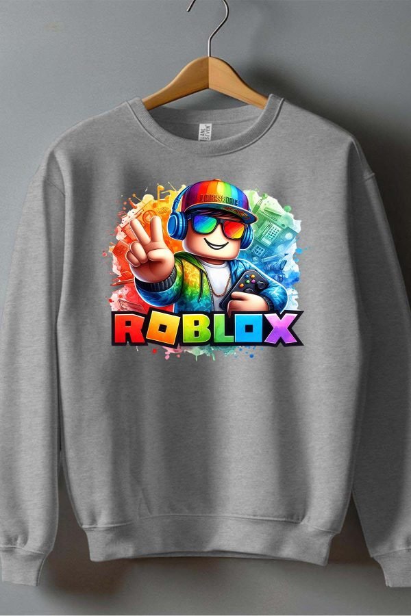 Sweat Col Rond Garçon en Gros | Rob Peace game