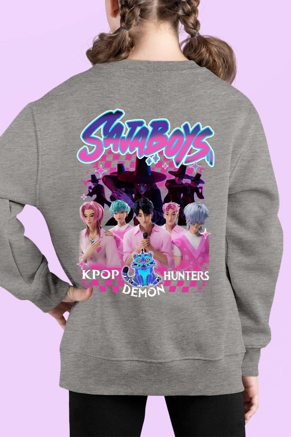 Sweat Col Rond Fille en Gros | Saja Boys Hunters AR