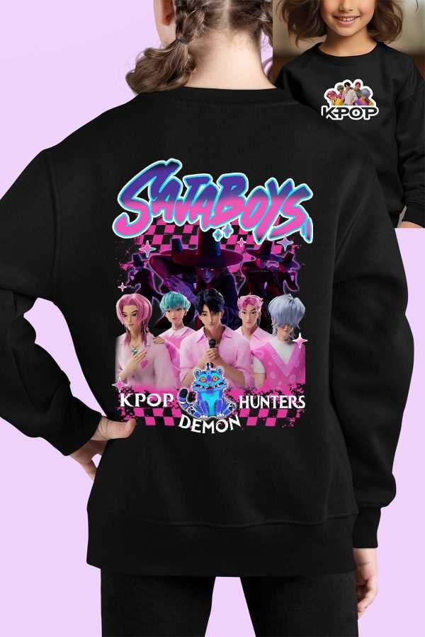 Sweat Col Rond Fille en Gros | Saja Boys Hunters AR