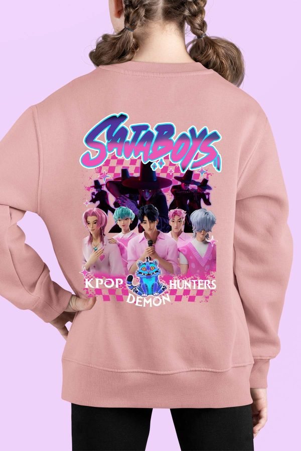 Sweat Col Rond Fille en Gros | Saja Boys Hunters AR