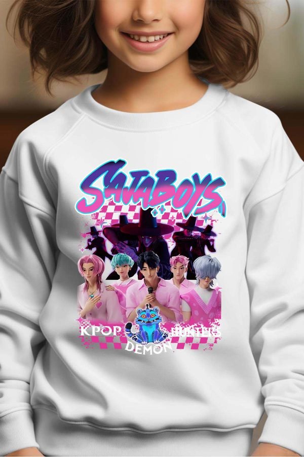 Sweat Col Rond Fille en Gros | Saja Boys Hunters