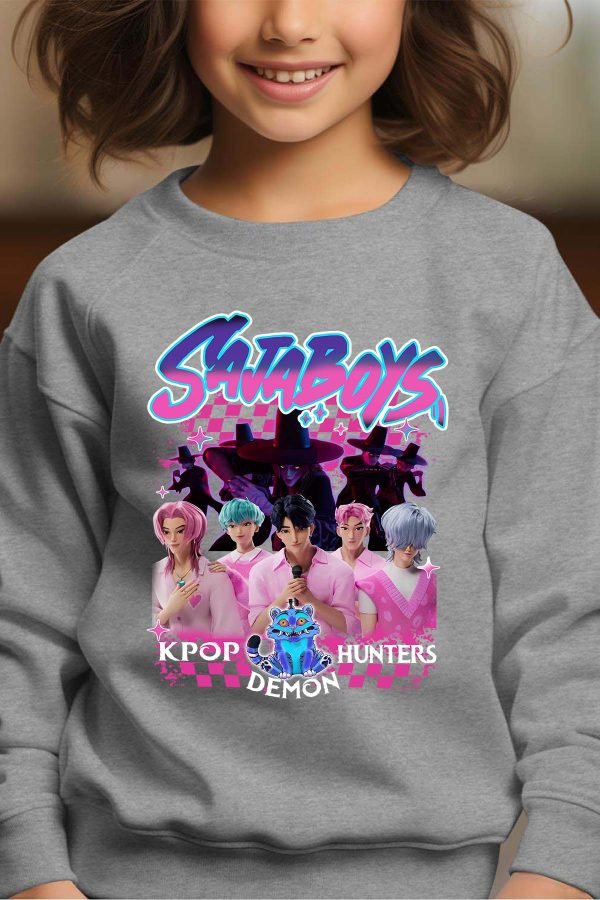 Sweat Col Rond Fille en Gros | Saja Boys Hunters