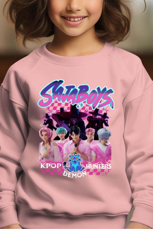 Sweat Col Rond Fille en Gros | Saja Boys Hunters