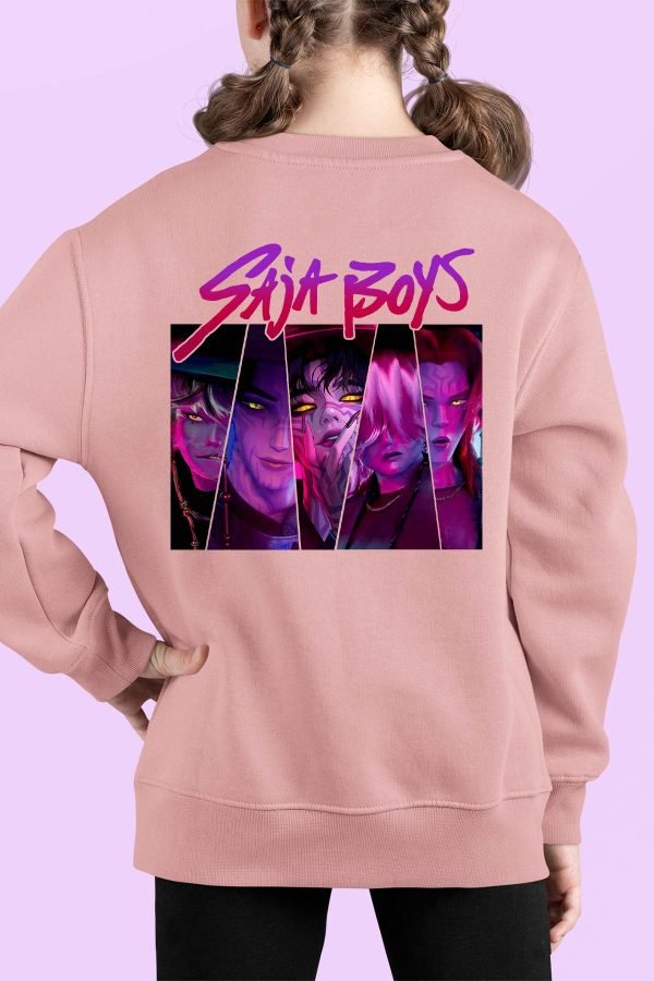 Sweat Col Rond Fille en Gros | Saja Boys Triangle AR