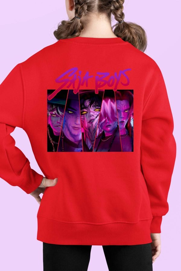 Sweat Col Rond Fille en Gros | Saja Boys Triangle AR