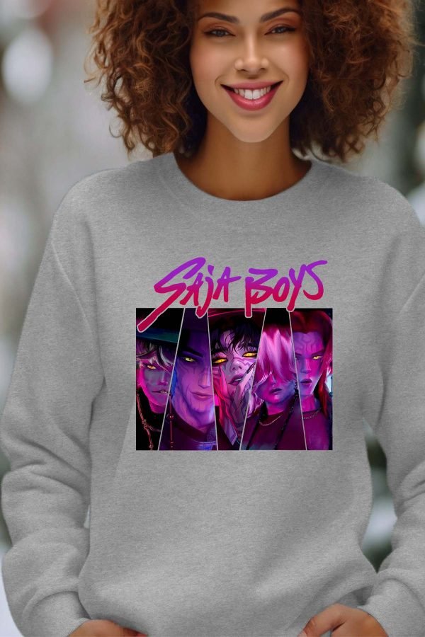 Sweat Col Rond Femme en Gros | Saja Boys Triangle