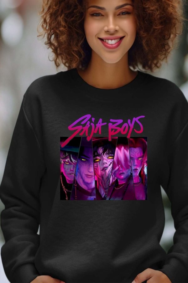 Sweat Col Rond Femme en Gros | Saja Boys Triangle