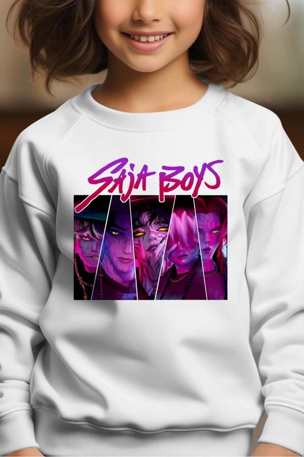 Sweat Col Rond Fille en Gros | Saja Boys Triangle