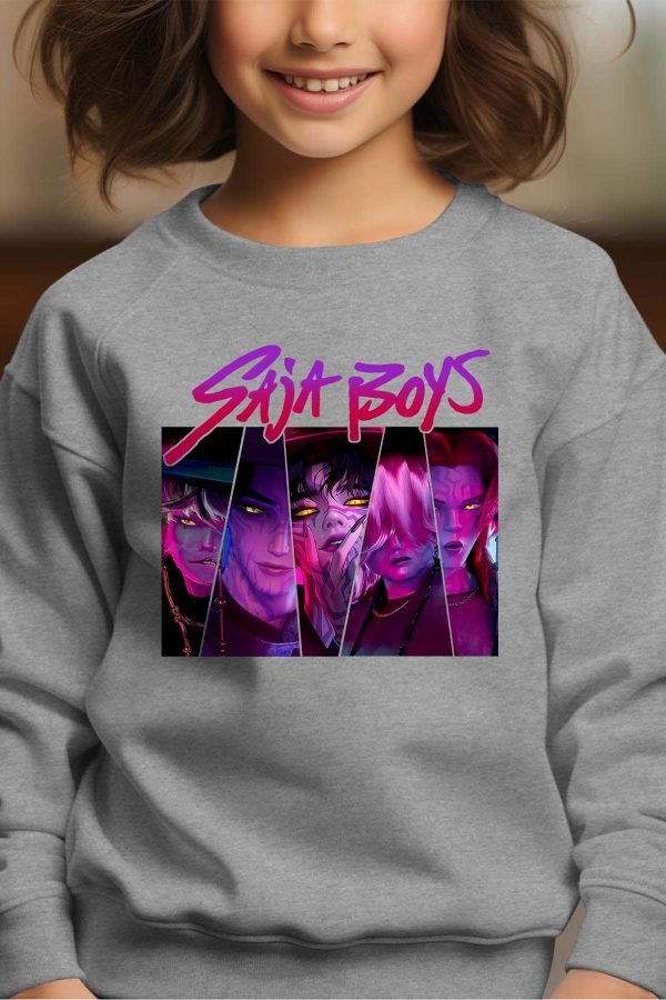 Sweat Col Rond Fille en Gros | Saja Boys Triangle