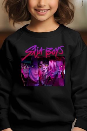 Sweat Col Rond Fille en Gros | Saja Boys Triangle