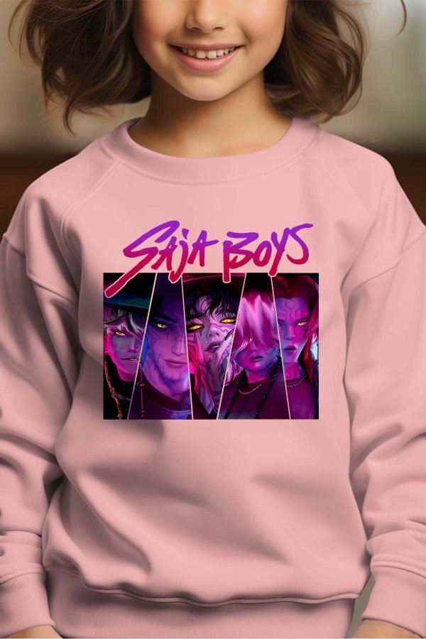 Sweat Col Rond Fille en Gros | Saja Boys Triangle