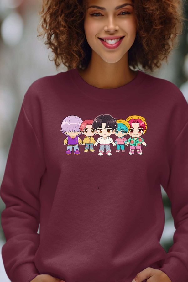 Sweat Col Rond Femme en Gros | Saja Team