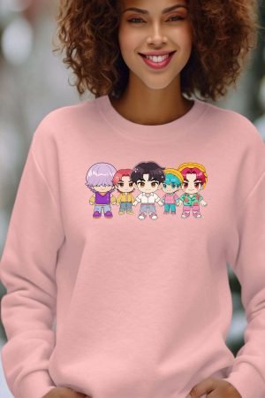 Sweat Col Rond Femme en Gros | Saja Team