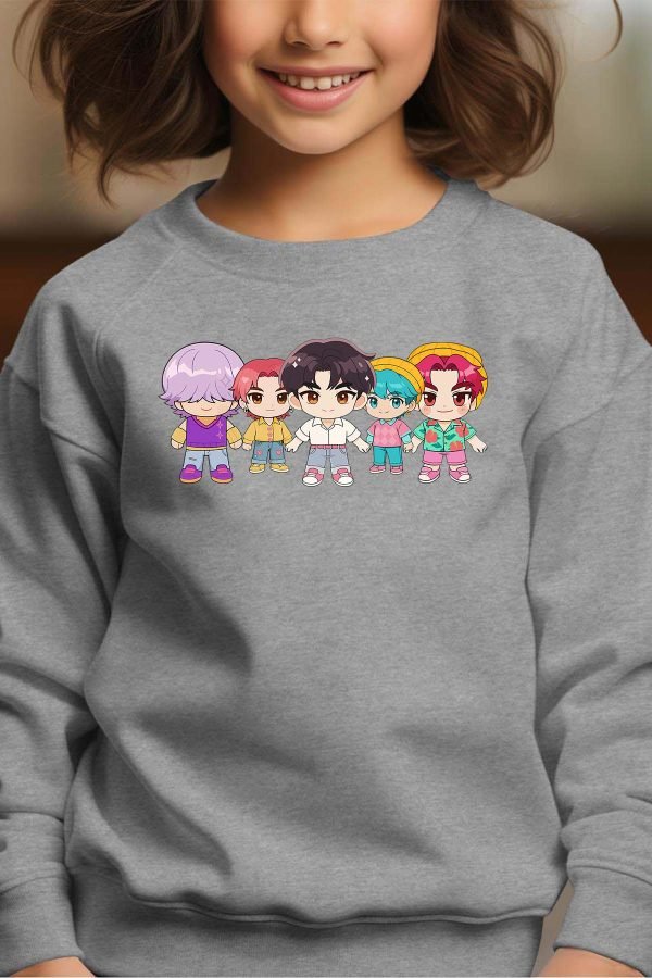 Sweat Col Rond Fille en Gros | Saja Team