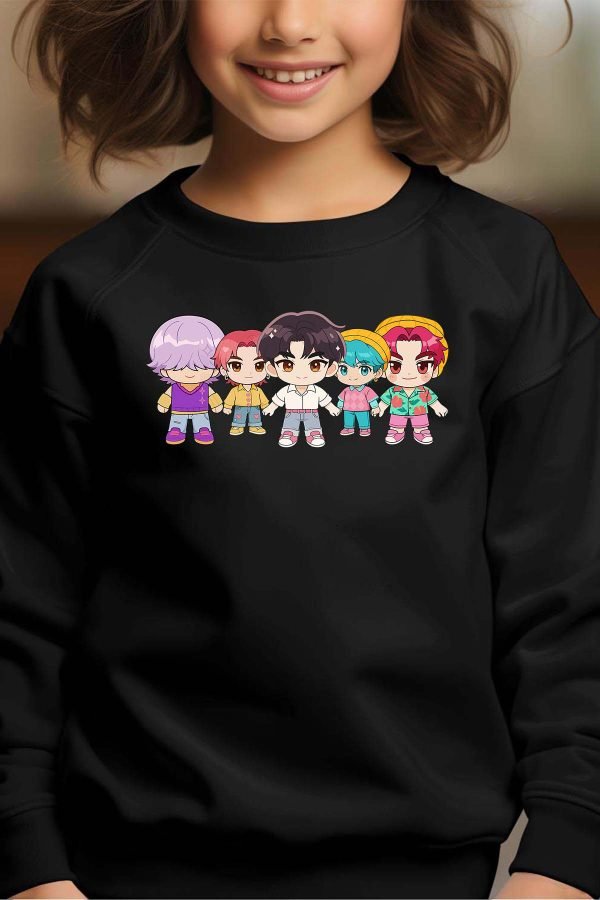 Sweat Col Rond Fille en Gros | Saja Team