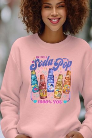Sweat Col Rond Femme en Gros | Soda Kpop