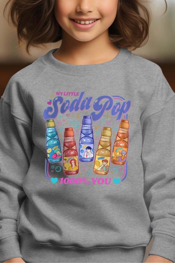 Sweat Col Rond Fille en Gros | Soda Kpop