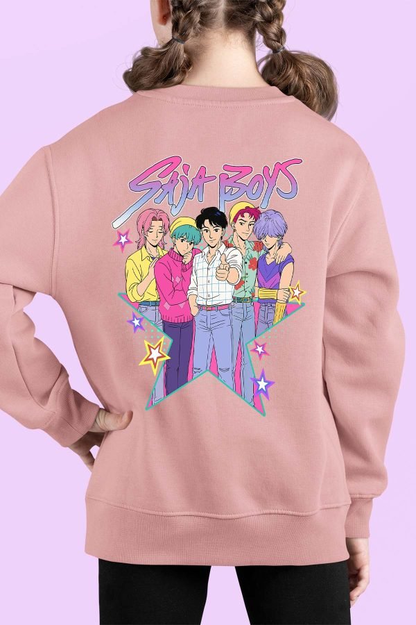 Sweat Col Rond Fille en Gros | Star Saja Boys