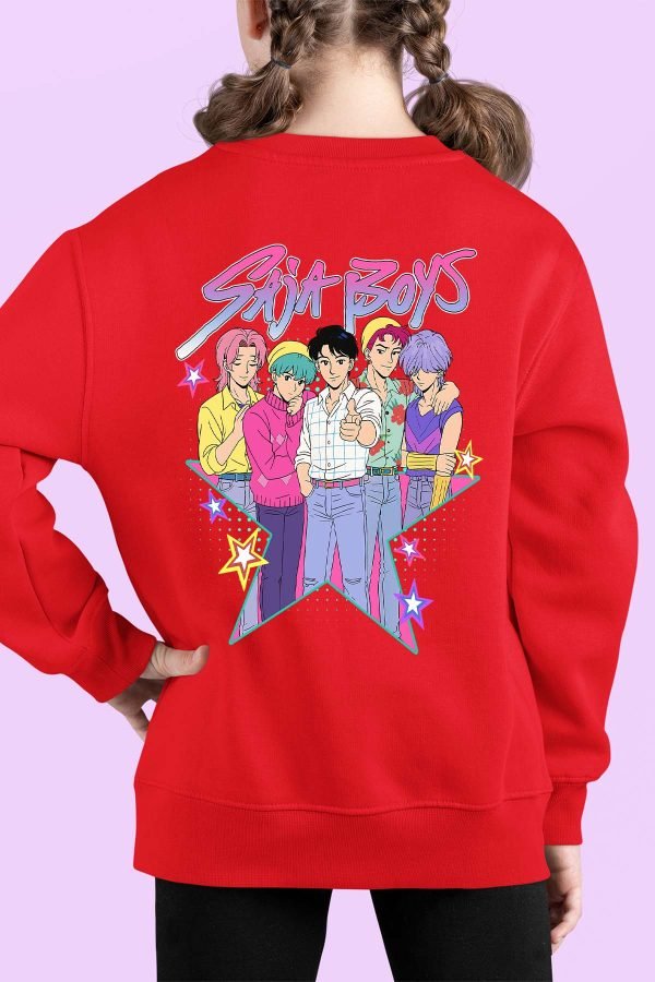 Sweat Col Rond Fille en Gros | Star Saja Boys