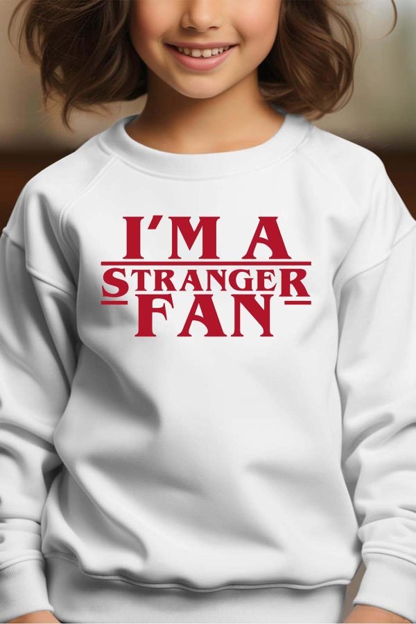Sweat Col Rond Fille en Gros | Stranger Fan