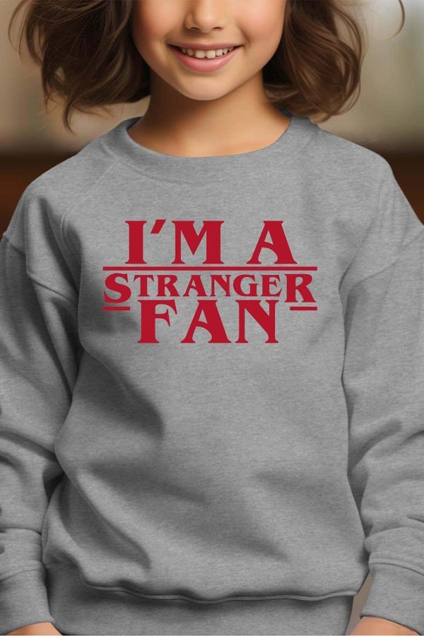 Sweat Col Rond Fille en Gros | Stranger Fan