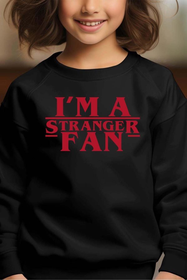 Sweat Col Rond Fille en Gros | Stranger Fan