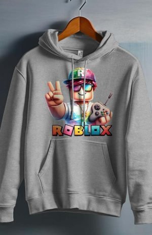 Sweat Garçon capuche – Rob Peace – Gris