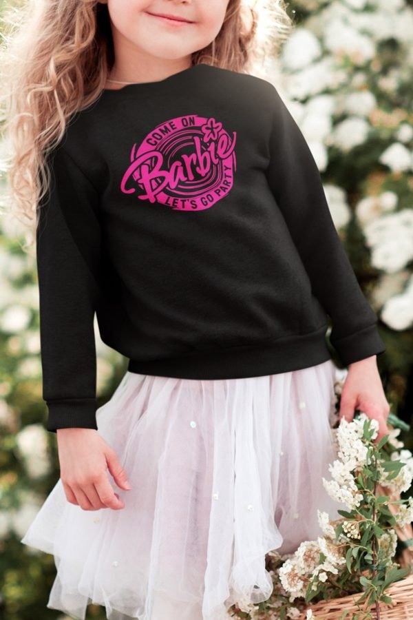 Sweat Col Rond Fille en Gros |  Come on Barbie