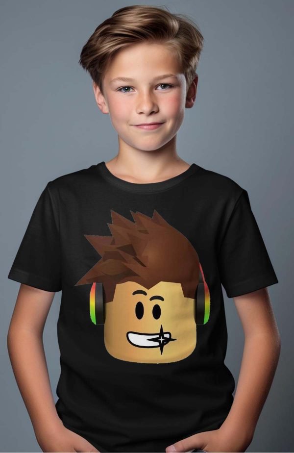 T-shirt Garçon en Gros | Rob tête