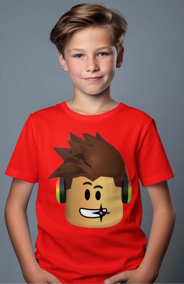 T-shirt Garçon en Gros | Rob tête