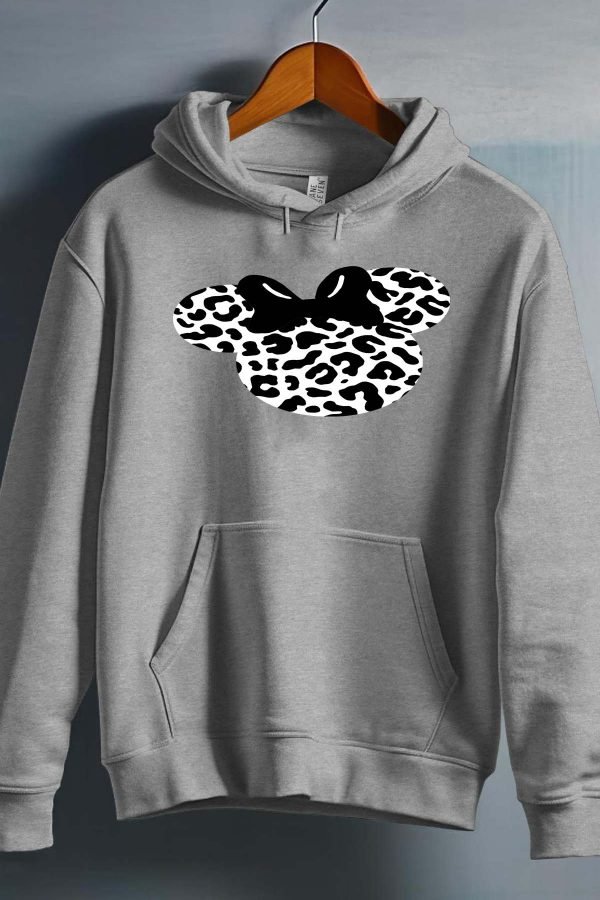 Sweat Capuche Fille en Gros | Tête noir & blanc