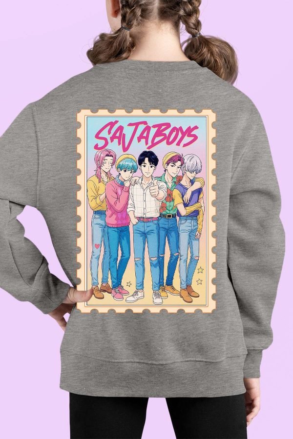 Sweat Col Rond Fille en Gros | Timbre Saja