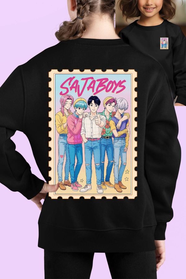 Sweat Col Rond Fille en Gros | Timbre Saja