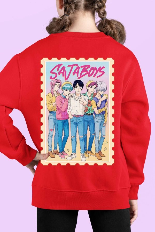 Sweat Col Rond Fille en Gros | Timbre Saja