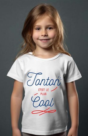 T-shirt Fille en Gros | Tonton c'est le plus cool